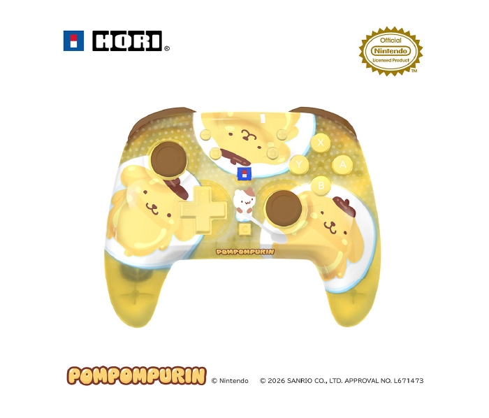 Wireless Horipad TURBO for Nintendo Switch 2 (PomPomPurin)